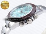 Rolex Daytona 116506 QF 1:1 Best Edition Ice Blue Dial Crystal Markers on SS Bracelet SH4130 V3 (Gain Weight) - Görsel 8