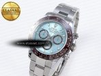 Rolex Daytona 116506 QF 1:1 Best Edition Ice Blue Dial Lume Markers on SS Bracelet SH4130 V3 (Gain Weight)
