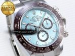 Rolex Daytona 116506 QF 1:1 Best Edition Ice Blue Dial Lume Markers on SS Bracelet SH4130 V3 (Gain Weight) - Görsel 5