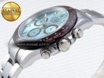 Rolex Daytona 116506 QF 1:1 Best Edition Ice Blue Dial Lume Markers on SS Bracelet SH4130 V3 (Gain Weight) - Görsel 8