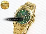 Rolex Daytona 116508 APSF 1:1 Best Edition Green Dial on YG Bracelet SH4130 - Görsel 2