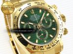 Rolex Daytona 116508 APSF 1:1 Best Edition Green Dial on YG Bracelet SH4130 - Görsel 5