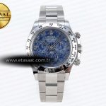 Rolex Daytona 116509 Clean Mavi Chalcedony Kadran A4130 Eta Saat - Görsel 3 - 1:1 Süper Klon Saat