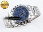 Rolex Daytona 116509 Clean  Blue Chalcedony Dial Oysterflex A4130 - Görsel 6