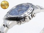 Rolex Daytona 116509 Clean  Blue Chalcedony Dial Oysterflex A4130 - Görsel 8