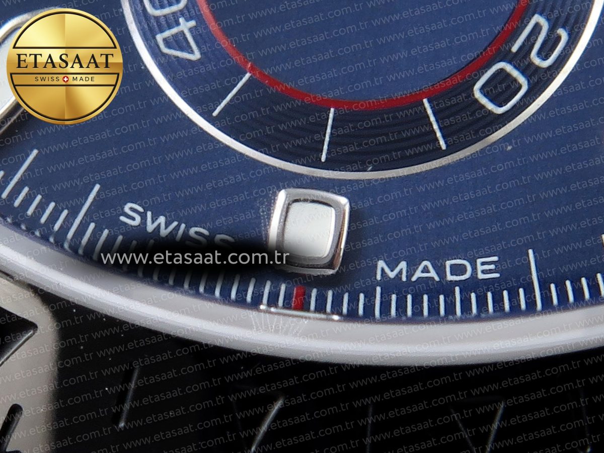 Rolex Daytona 116509 QF 1:1 Best Edition Blue Dial on SS Bracelet SH4130 V3 (Gain Weight) - Görsel 13