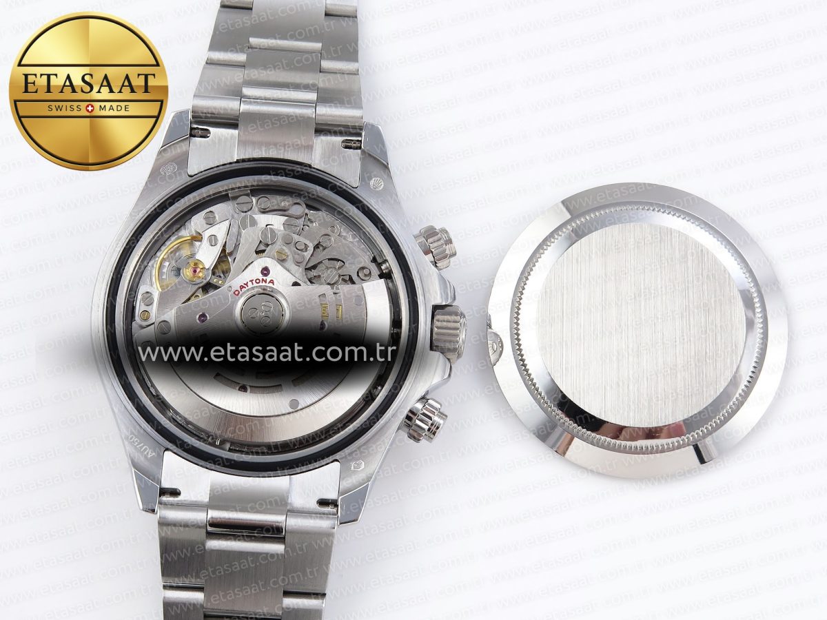 Rolex Daytona 116509 QF 1:1 Best Edition Blue Dial on SS Bracelet SH4130 V3 (Gain Weight) - Görsel 18