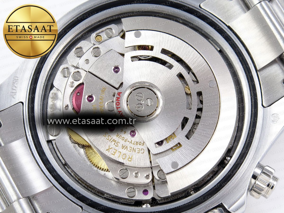 Rolex Daytona 116509 QF 1:1 Best Edition Blue Dial on SS Bracelet SH4130 V3 (Gain Weight) - Görsel 20
