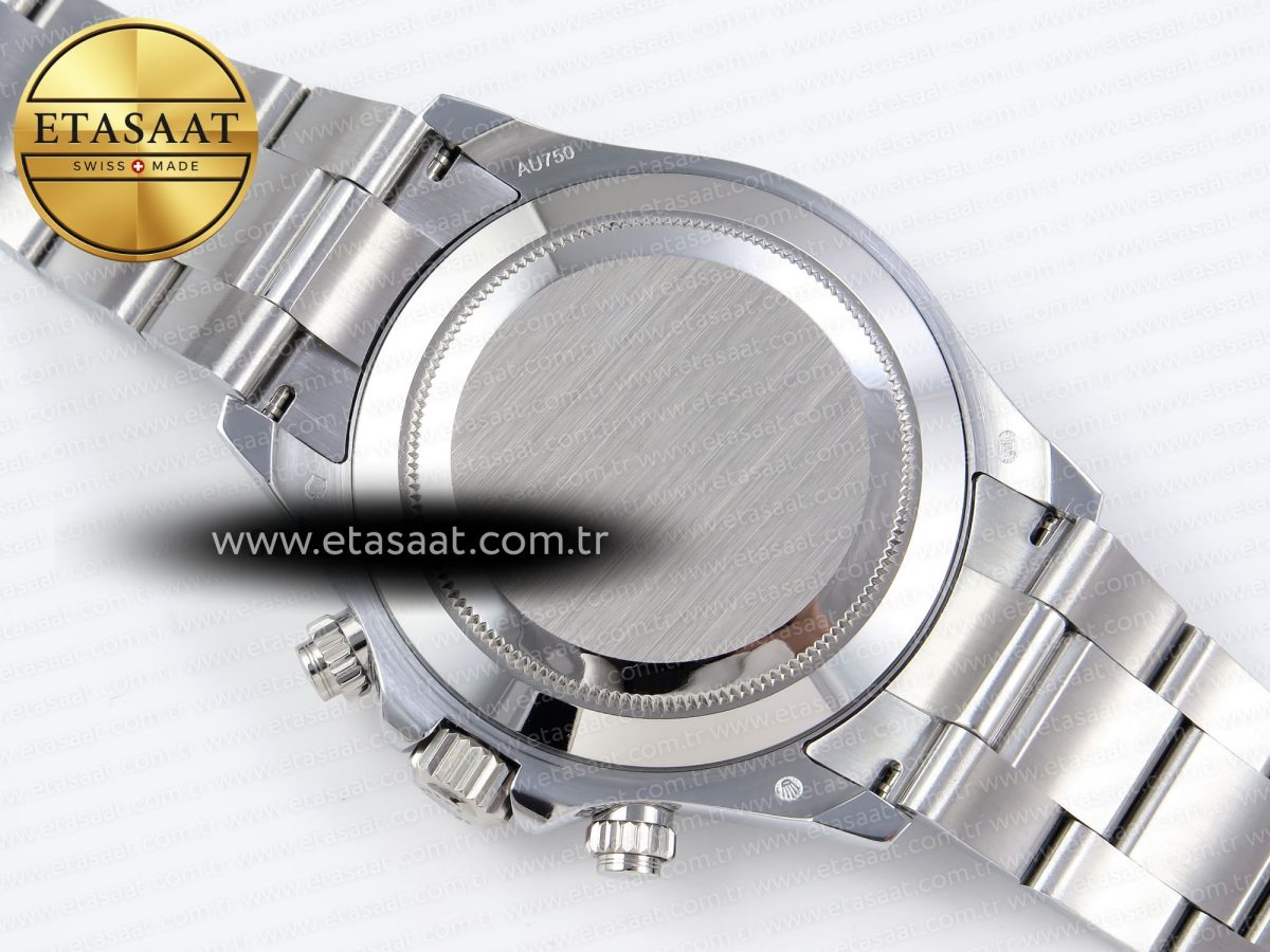 Rolex Daytona 116509 QF 1:1 Best Edition Blue Dial on SS Bracelet SH4130 V3 (Gain Weight) - Görsel 21