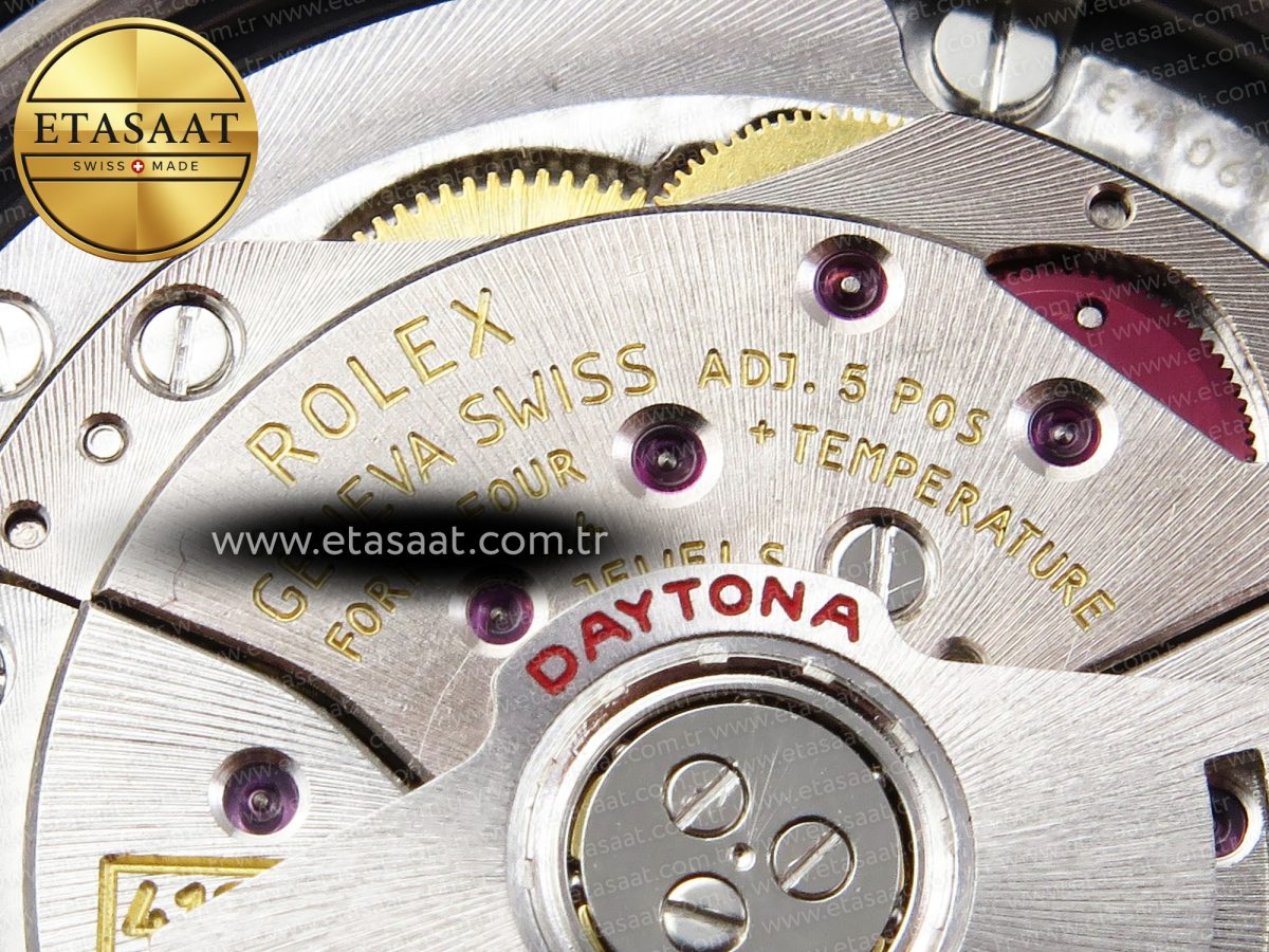 Rolex Daytona 116509 QF 1:1 Best Edition Blue Dial on SS Bracelet SH4130 V3 (Gain Weight) - Görsel 22