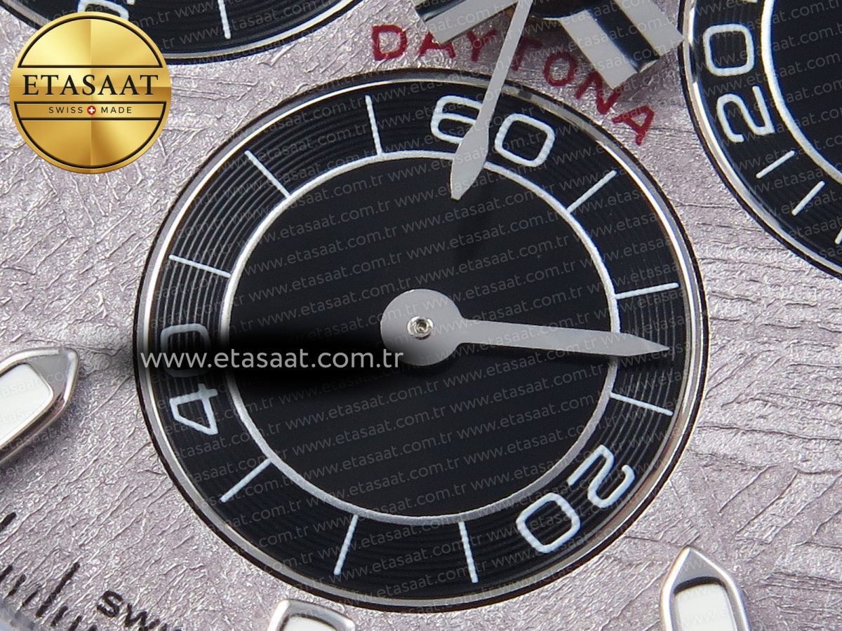Rolex Daytona 116509 QF 1:1 Best Edition Gray Dial on SS Bracelet SH4130 V3 (Gain Weight) - Görsel 12