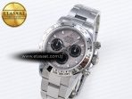 Rolex Daytona 116509 QF 1:1 Best Edition Gray Dial on SS Bracelet SH4130 V3 (Gain Weight) - Görsel 2