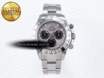 Rolex Daytona 116509 QF 1:1 Best Edition Gray Dial on SS Bracelet SH4130 V3 (Gain Weight) - Görsel 3