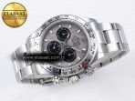 Rolex Daytona 116509 QF 1:1 Best Edition Gray Dial on SS Bracelet SH4130 V3 (Gain Weight) - Görsel 7