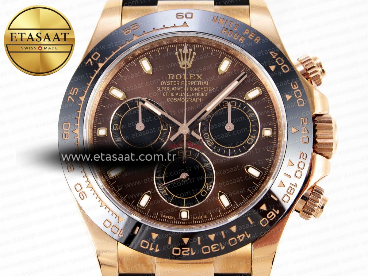 Rolex Daytona 116515 OYSTERFLEX SA4130 V2 - Görsel 20