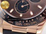Rolex Daytona 116515 QF 1:1 Best Edition Brown Dial on Oysterflex Strap SH4130 V3 (Gain Weight) - Görsel 10