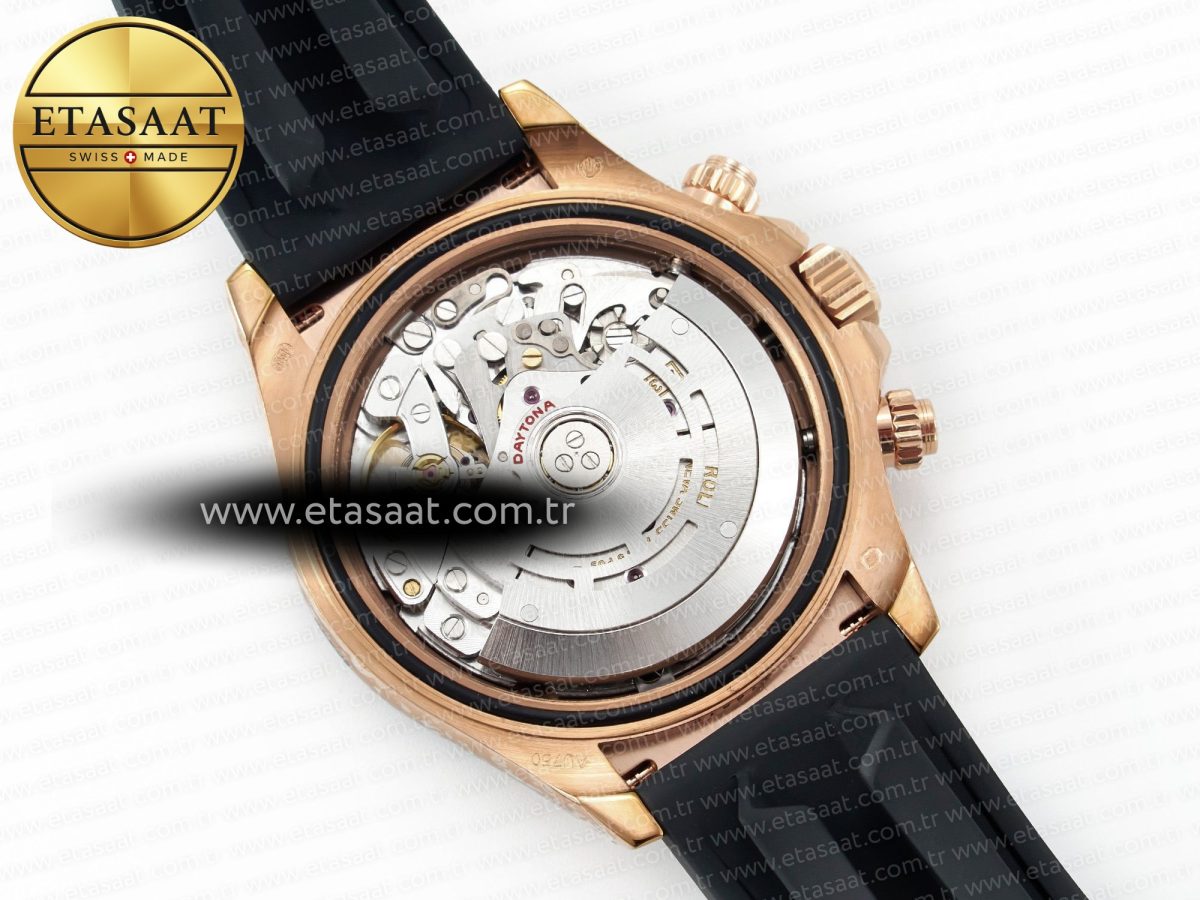 Rolex Daytona 116515 QF 1:1 Best Edition Brown Dial on Oysterflex Strap SH4130 V3 (Gain Weight) - Görsel 20