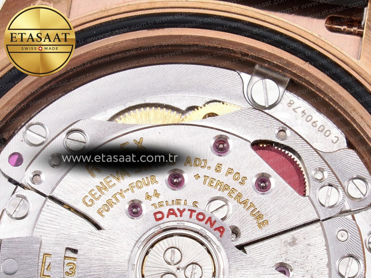 Rolex Daytona 116515 QF 1:1 Best Edition Brown Dial on Oysterflex Strap SH4130 V3 (Gain Weight) - Görsel 23
