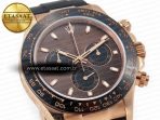 Rolex Daytona 116515 QF 1:1 Best Edition Brown Dial on Oysterflex Strap SH4130 V3 (Gain Weight) - Görsel 5
