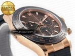 Rolex Daytona 116515 QF 1:1 Best Edition Brown Dial on Oysterflex Strap SH4130 V3 (Gain Weight) - Görsel 6