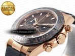 Rolex Daytona 116515 QF 1:1 Best Edition Brown Dial on Oysterflex Strap SH4130 V3 (Gain Weight) - Görsel 7