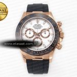 Rolex Daytona 116515 QF Beyaz Kadran Oysterflex Ağır Kasa Eta Saat - Görsel 3 - 1:1 Süper Klon Saat