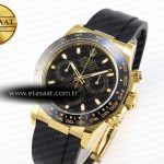 Rolex Daytona 116518 APSF 1:1 Best Edition Black Dial on Oysterflex Rubber Strap SH4130