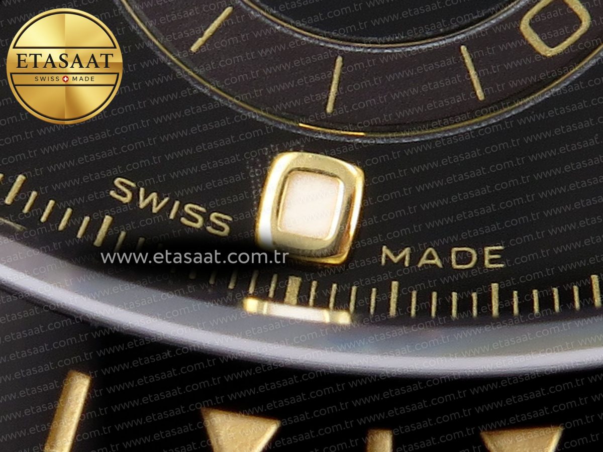 Rolex Daytona 116518 APSF 1:1 Best Edition Black Dial on Oysterflex Rubber Strap SH4130 - Görsel 13