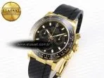 Rolex Daytona 116518 APSF 1:1 Best Edition Black Dial on Oysterflex Rubber Strap SH4130 - Görsel 2