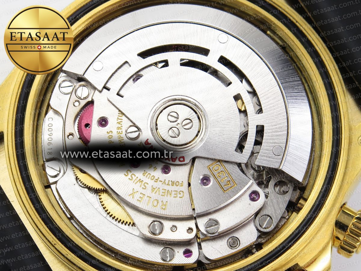 Rolex Daytona 116518 APSF 1:1 Best Edition Black Dial on Oysterflex Rubber Strap SH4130 - Görsel 21