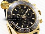 Rolex Daytona 116518 APSF 1:1 Best Edition Black Dial on Oysterflex Rubber Strap SH4130 - Görsel 5