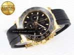 Rolex Daytona 116518 APSF 1:1 Best Edition Black Dial on Oysterflex Rubber Strap SH4130 - Görsel 7