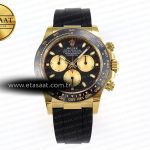 Rolex Daytona 116518 APSF Siyah/Altın Kadran SH4130 Eta Saat - Görsel 3 - 1:1 Süper Klon Saat