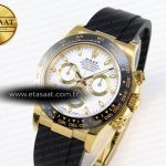 Rolex Daytona 116518 APSF 1:1 Best Edition White Dial on Oysterflex Rubber Strap SH4130