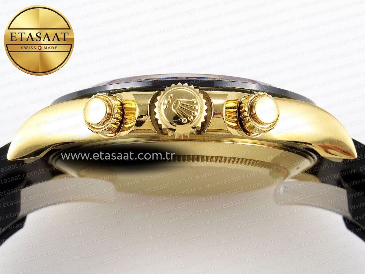 Rolex Daytona 116518 APSF 1:1 Best Edition White Dial on Oysterflex Rubber Strap SH4130 - Görsel 16