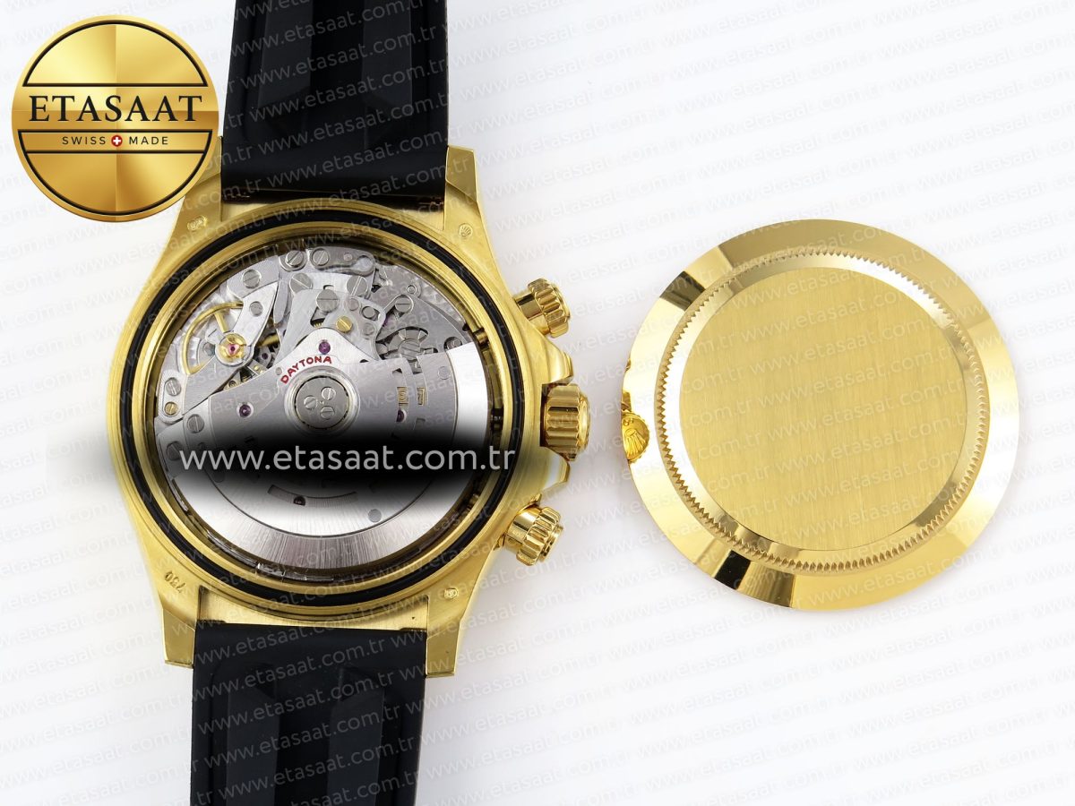 Rolex Daytona 116518 APSF 1:1 Best Edition White Dial on Oysterflex Rubber Strap SH4130 - Görsel 19