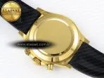 Rolex Daytona 116518 APSF 1:1 Best Edition YG/Black Dial on Oysterflex Rubber Strap SH4130 - Görsel 18