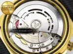 Rolex Daytona 116518 APSF 1:1 Best Edition YG/Black Dial on Oysterflex Rubber Strap SH4130 - Görsel 20