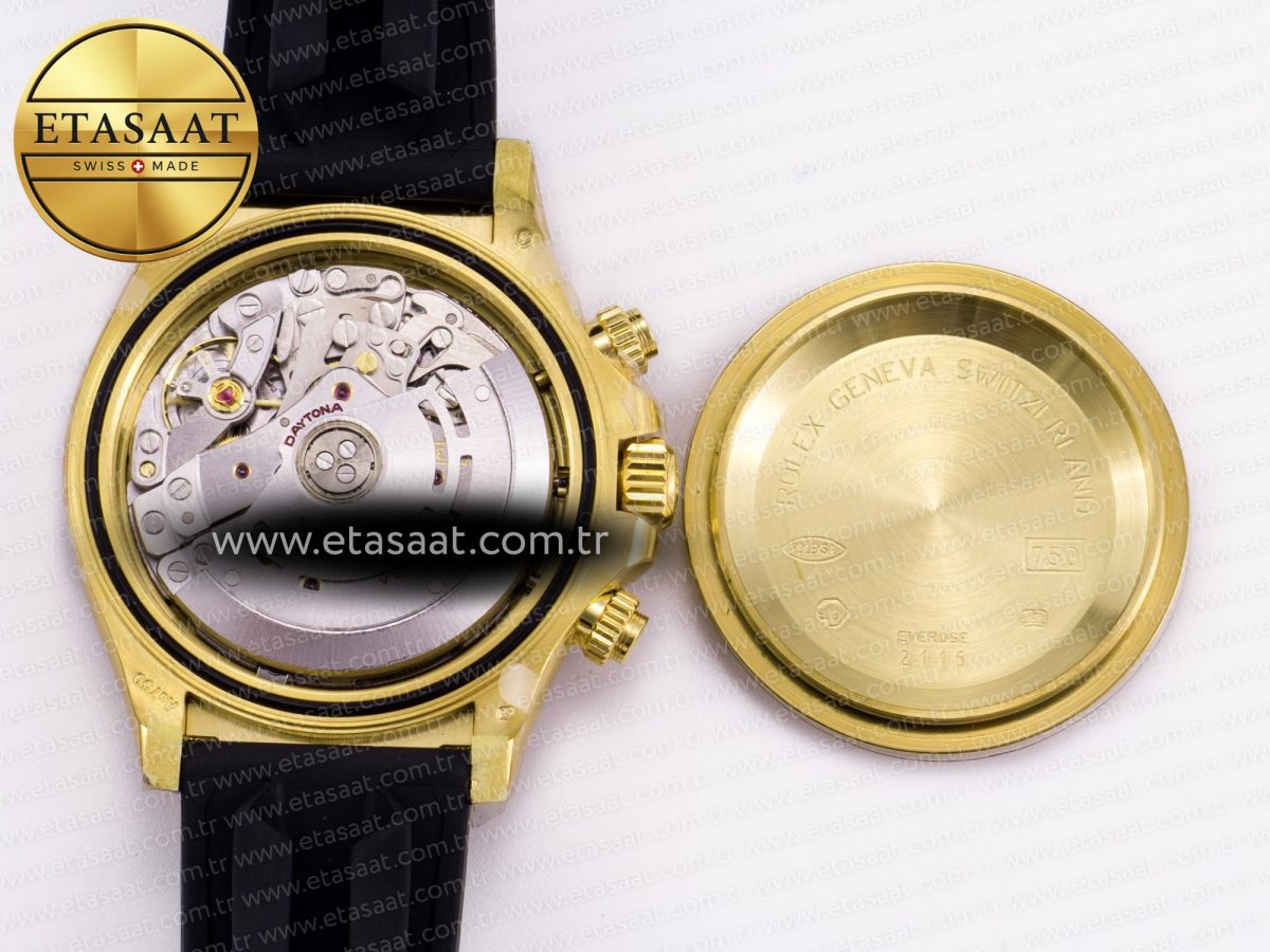 Rolex Daytona 116518 Best Edition YG Dial on Oysterflex Strap SA4130 - Görsel 17
