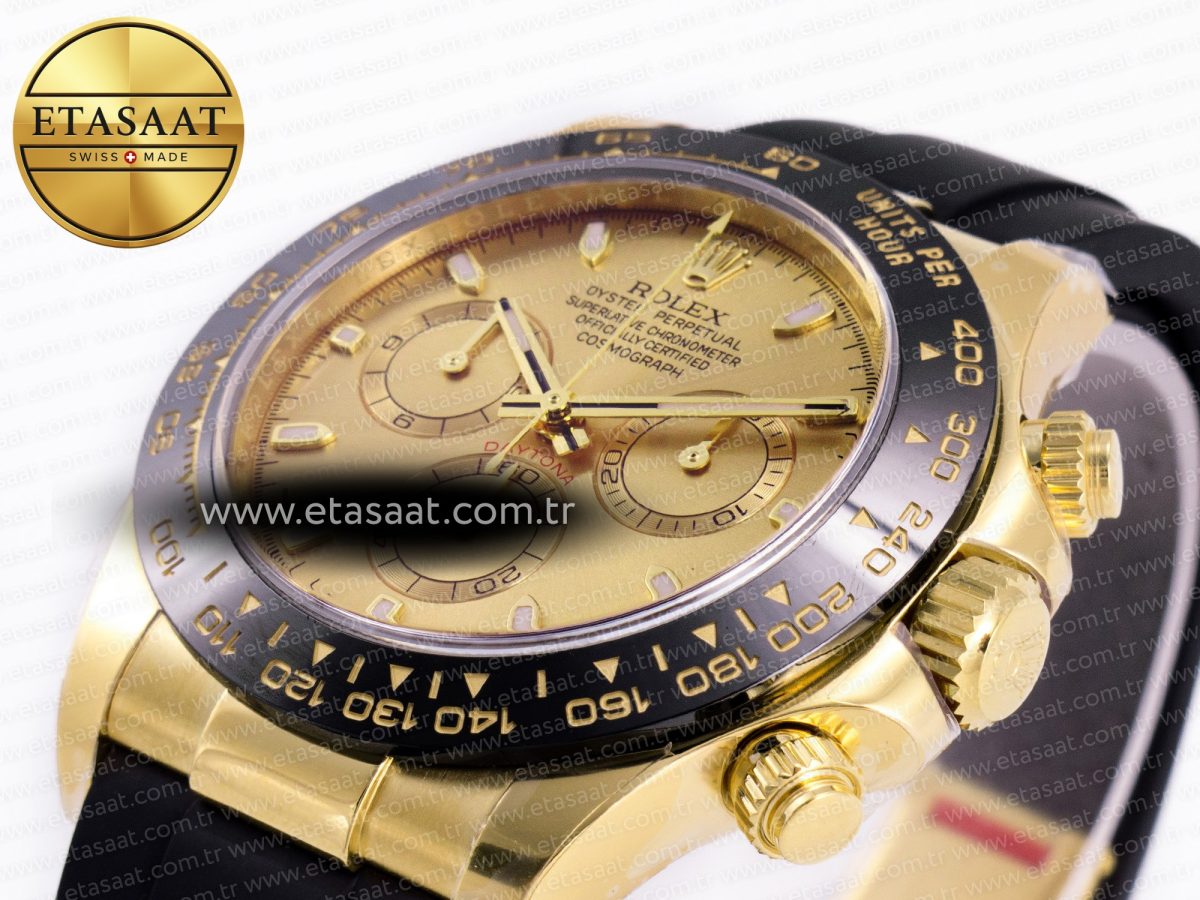 Rolex Daytona 116518 Best Edition YG Dial on Oysterflex Strap SA4130 - Görsel 7
