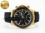 Rolex Daytona 116518 QF 1:1 Best Edition Black Dial on Oysterflex Strap SH4130 V3 (Gain Weight) - Görsel 14