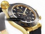 Rolex Daytona 116518 QF 1:1 Best Edition Black Dial on Oysterflex Strap SH4130 V3 (Gain Weight) - Görsel 7