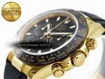Rolex Daytona 116518 QF 1:1 Best Edition Black Dial on Oysterflex Strap SH4130 V3 (Gain Weight) - Görsel 8