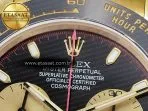 Rolex Daytona 116518 QF 1:1 Best Edition Black/YG Dial on Oysterflex Strap SH4130 V3 (Gain Weight) - Görsel 10