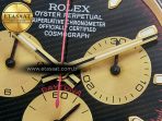 Rolex Daytona 116518 QF 1:1 Best Edition Black/YG Dial on Oysterflex Strap SH4130 V3 (Gain Weight) - Görsel 11