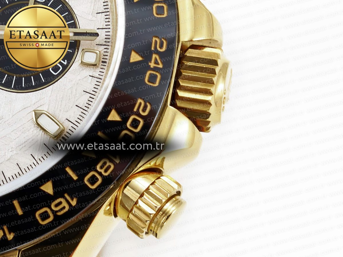Rolex Daytona 116518 QF 1:1 Best Edition Meteorite Dial on Oysterflex Strap SH4130 V3 (Gain Weight) - Görsel 11