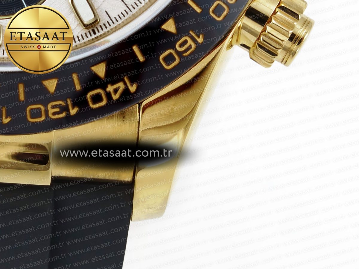 Rolex Daytona 116518 QF 1:1 Best Edition Meteorite Dial on Oysterflex Strap SH4130 V3 (Gain Weight) - Görsel 12