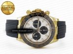 Rolex Daytona 116518 QF 1:1 Best Edition Meteorite Dial on Oysterflex Strap SH4130 V3 (Gain Weight) - Görsel 13
