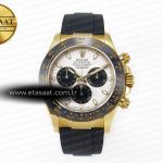 Rolex Daytona 116518 QF Meteorit Kadran Oysterflex Ağır Eta Saat - Görsel 3 - 1:1 Süper Klon Saat