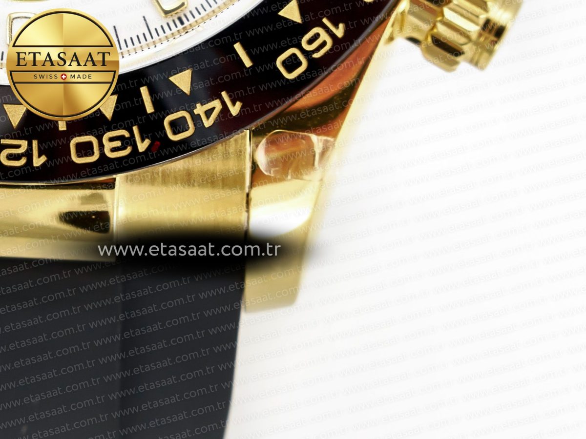 Rolex Daytona 116518 QF 1:1 Best Edition White Dial on Oysterflex Strap SH4130 V3 (Gain Weight) - Görsel 14